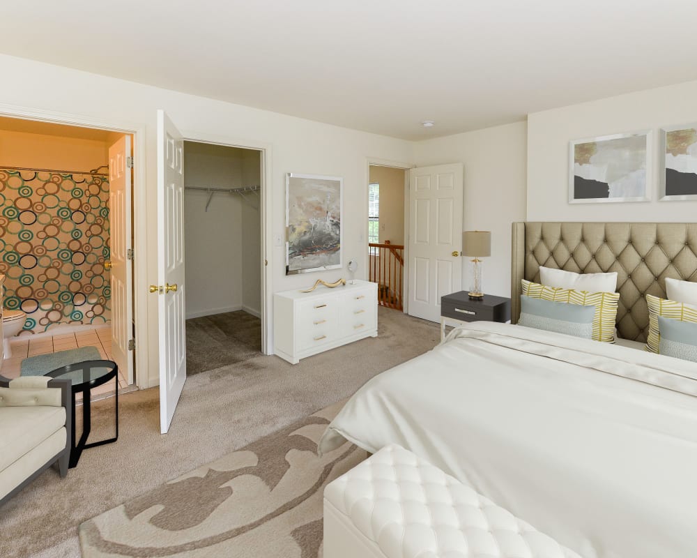 Beautiful Bedroom at Mews at Annandale Townhomes in Annandale, New Jersey