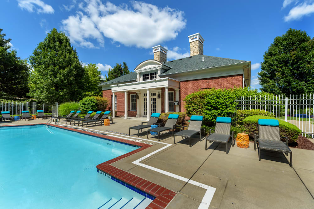 Sparkling pool at a Morgan Properties icon