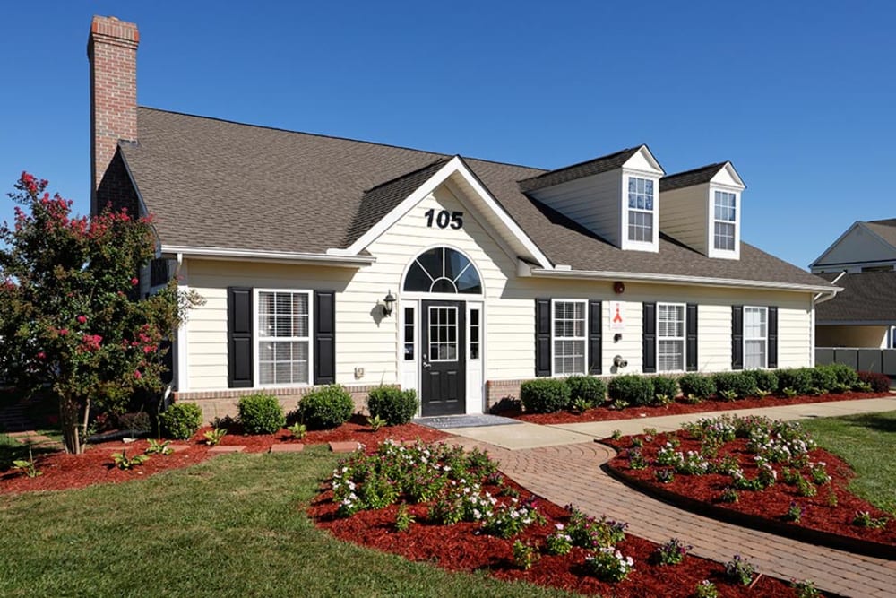 Clubhouse exterior at Cannon & Westover in Dover, Delaware