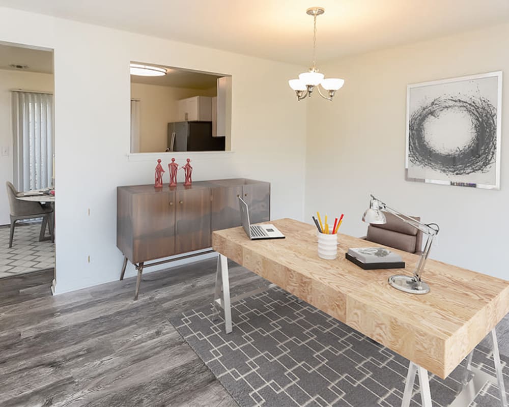 Home Office at Mews at Annandale Townhomes in Annandale, New Jersey