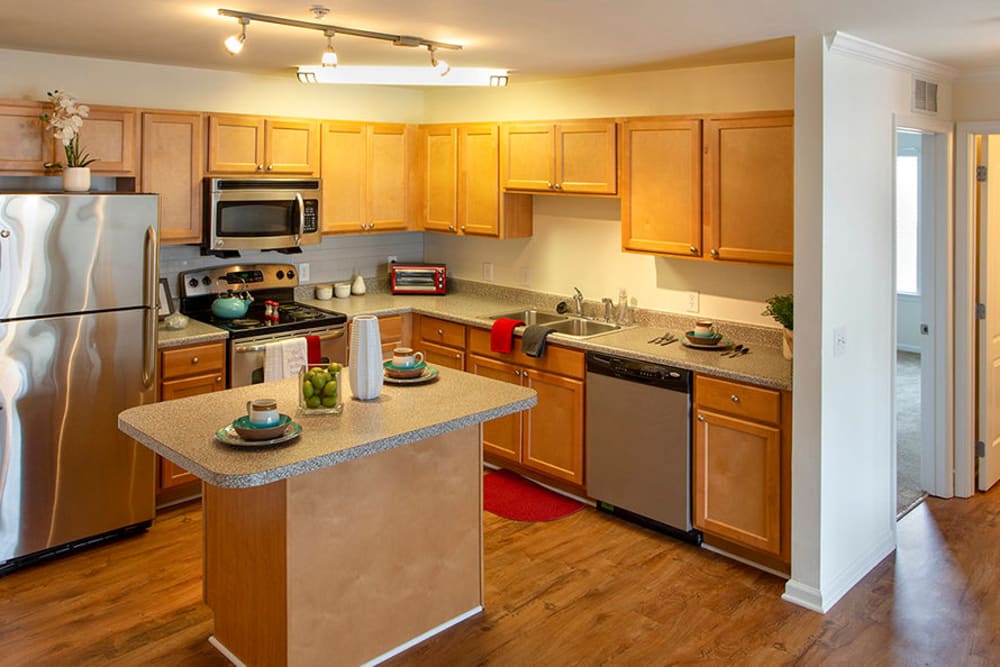 Fully equipped kitchen at Cannon & Westover in Dover, Delaware