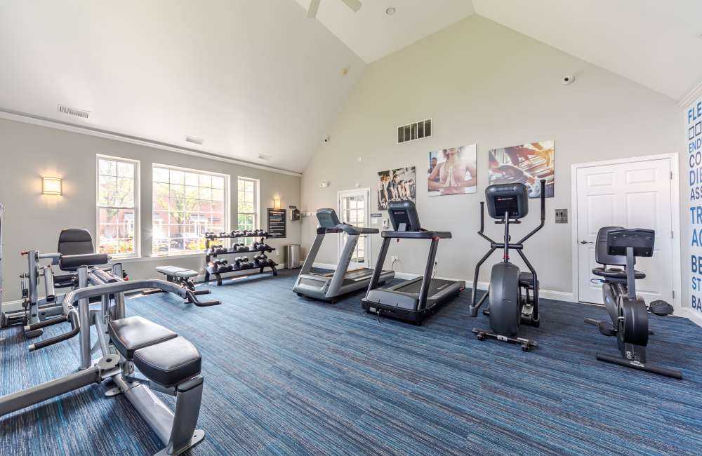 Fitness Center at Abrams Run Apartment Homes in King of Prussia, Pennsylvania