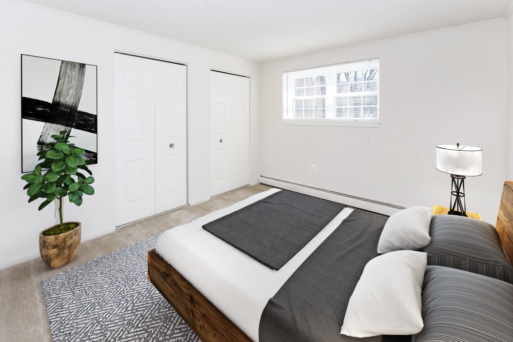 Cozy Bedroom at Waterview Apartments in West Chester, Pennsylvania