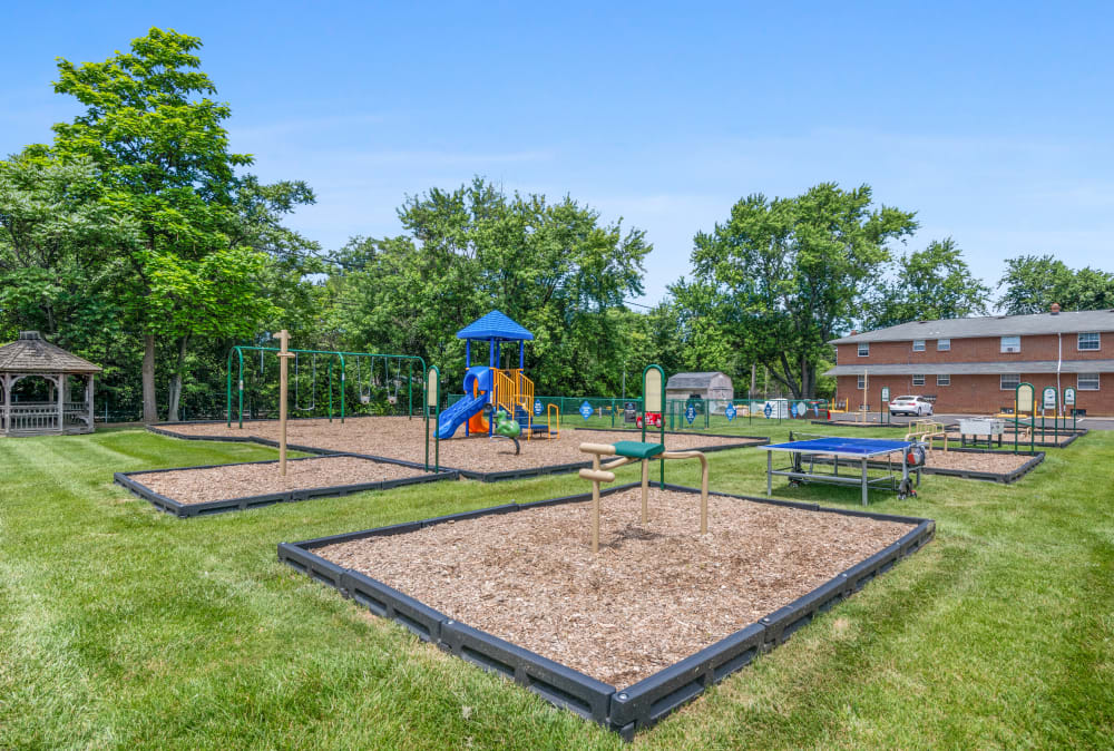 Playground view at Burnt Mill Apartment Homes in Voorhees, New Jersey 