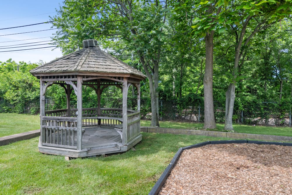Gazebo near Burnt Mill Apartment Homes in Voorhees, New Jersey