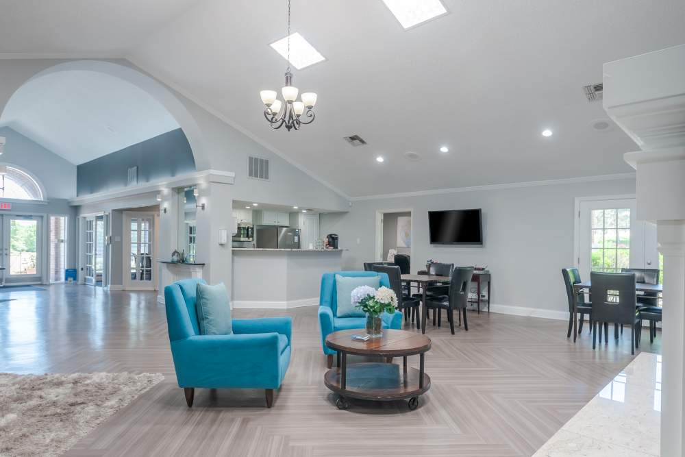 Resident clubhouse at Club at North Hills in Pittsburgh, Pennsylvania