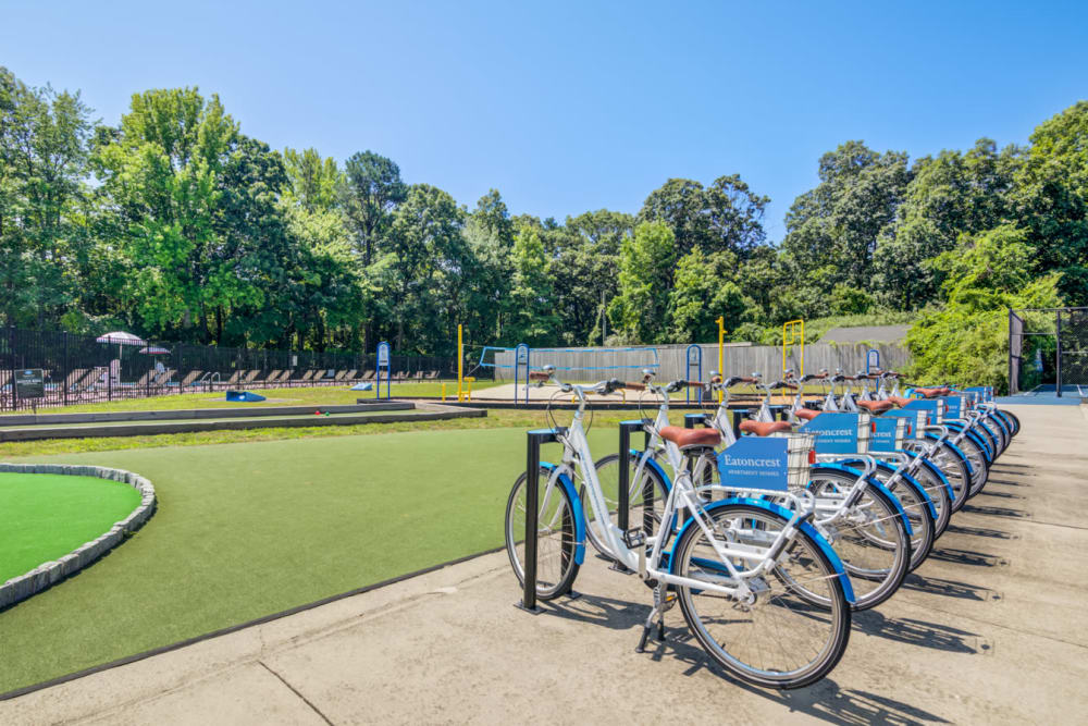 Bike share at Eatoncrest Apartment Homes in Eatontown, New Jersey