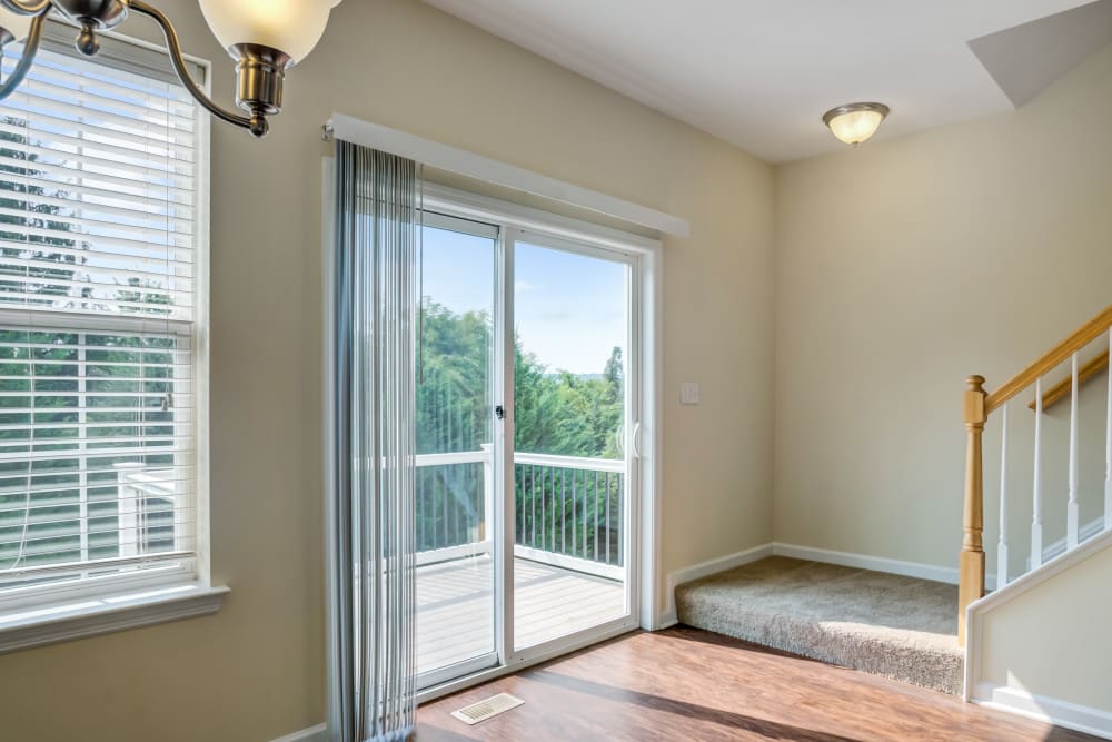 Porch Entrance at Emerald Pointe Townhomes' in Harrisburg, Pennsylvania
