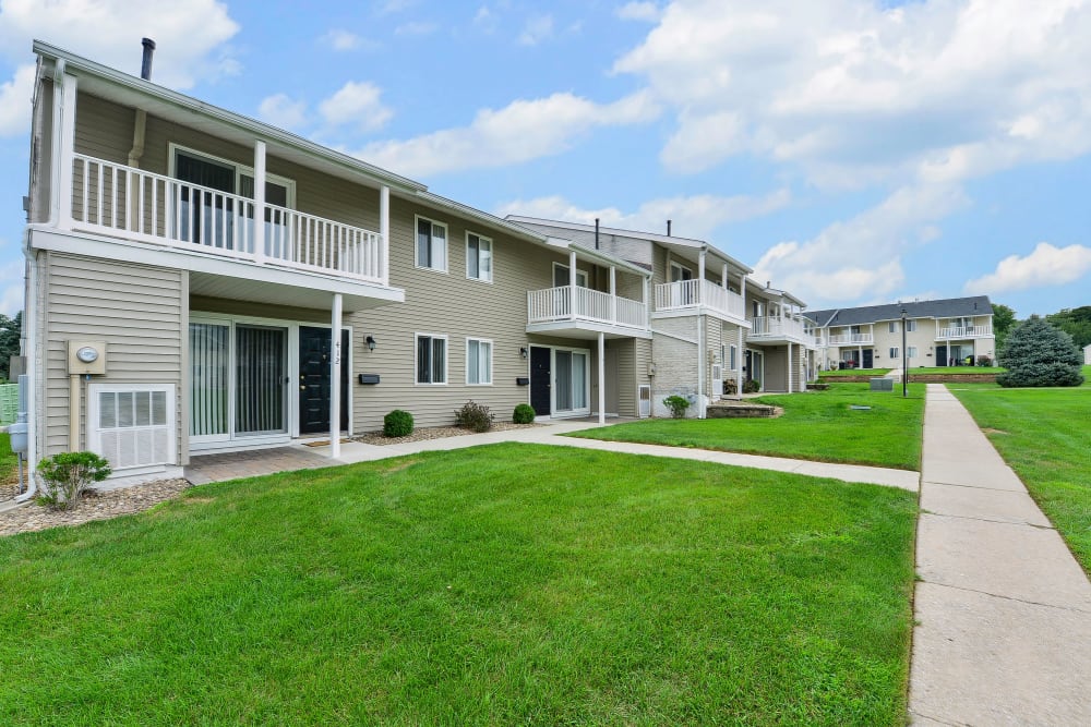 Exterior View of Greentree Village Townhomes in Lebanon, Pennsylvania