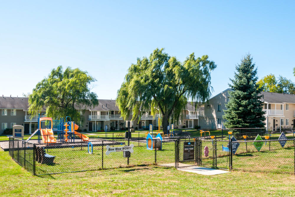 Dog park at Greentree Village Townhomes in Lebanon, Pennsylvania