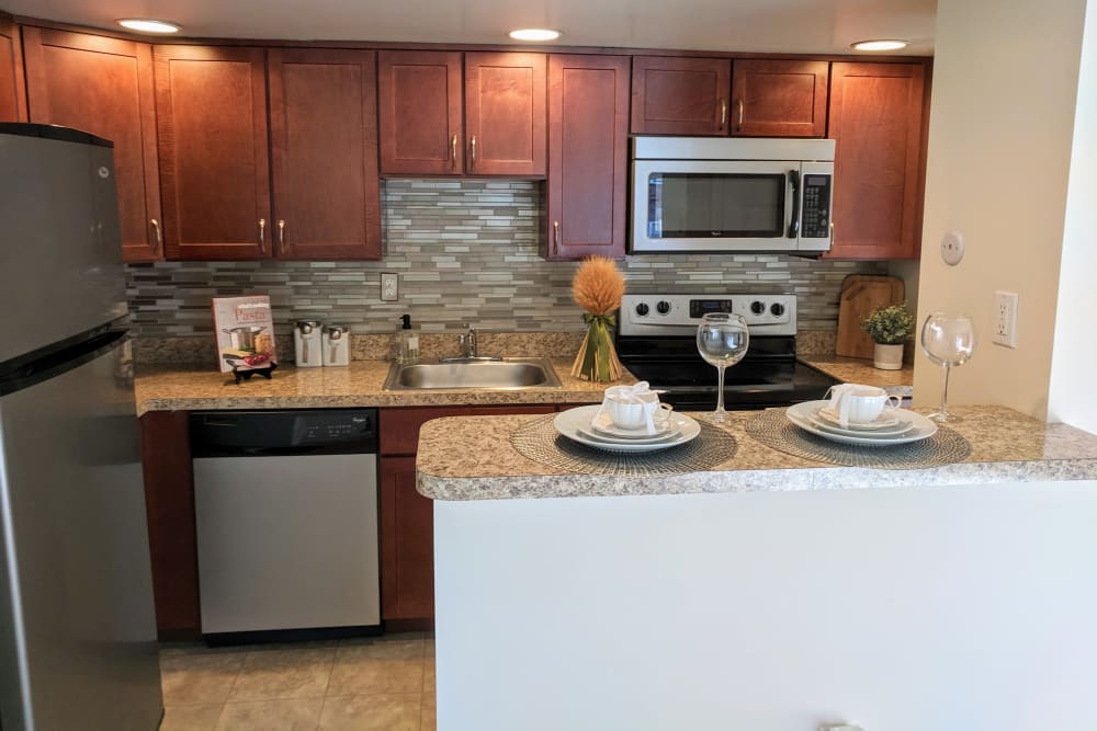Kitchen at Apartments in West Chester, Pennsylvania
