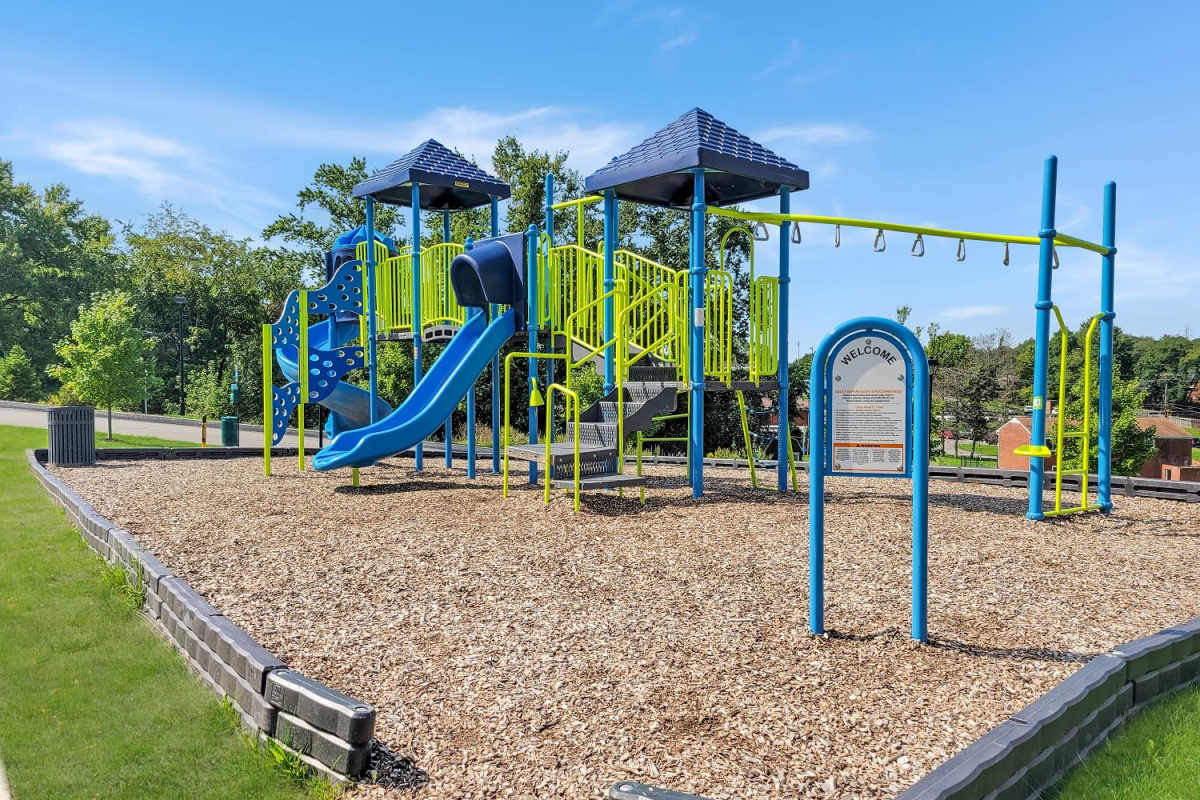 Community playground at The Kane in Aliquippa, Pennsylvania