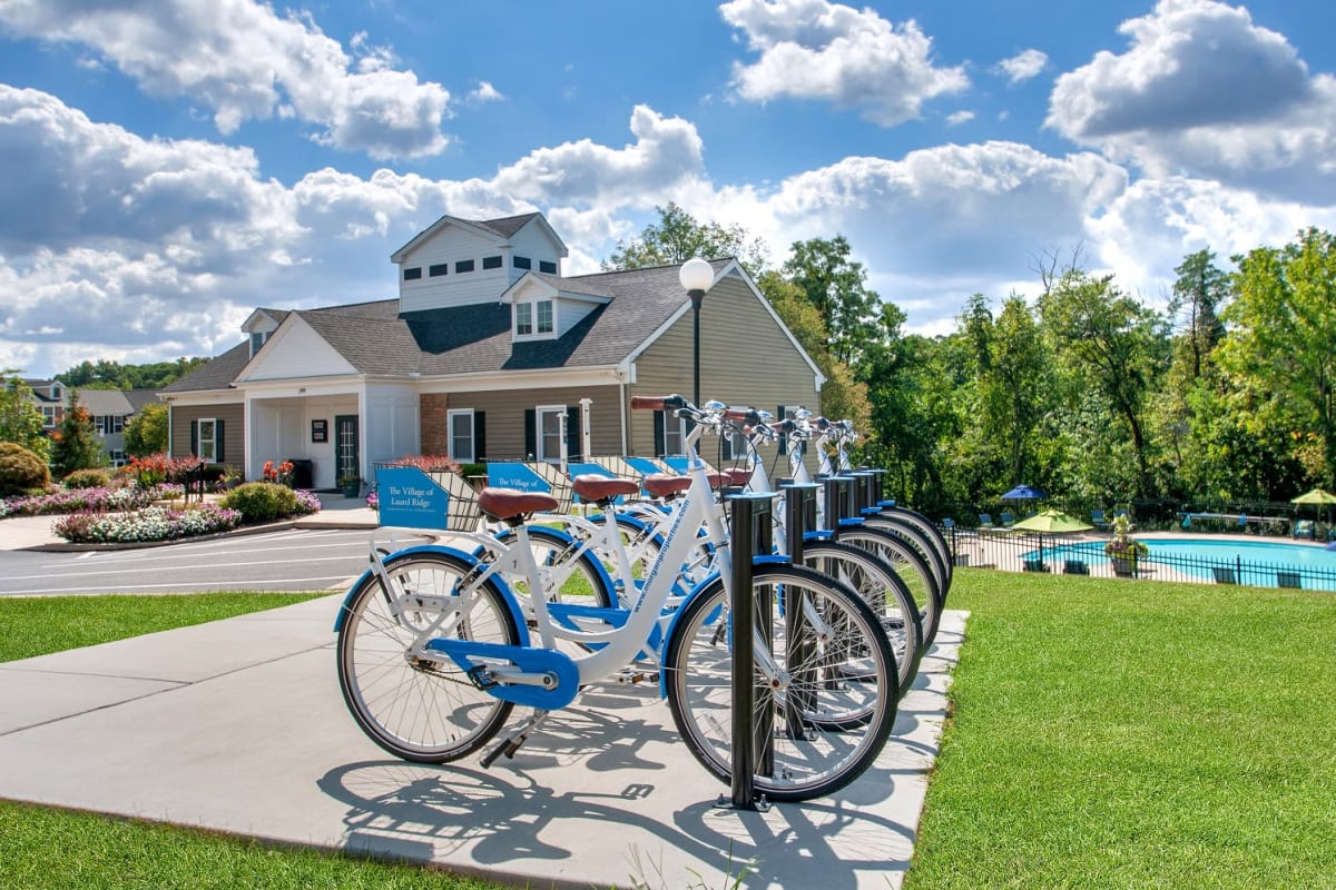 Bike share at The Village of Laurel Ridge & The Encore Apartments & Townhomes in Harrisburg, Pennsylvania