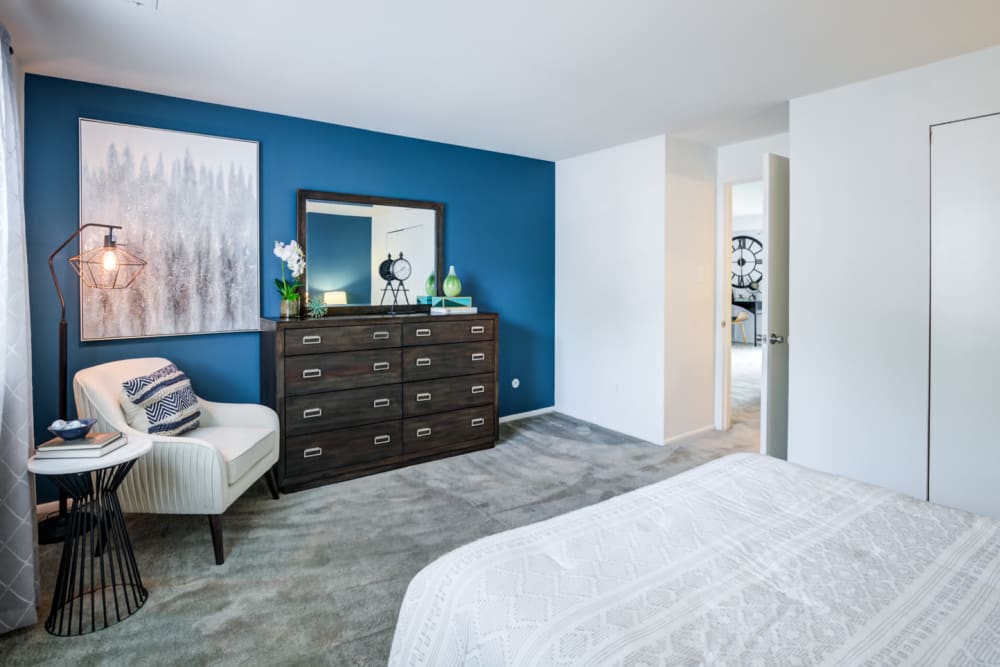 Beautiful bedroom at Mapleton Square Apartment Homes in Dover, DE