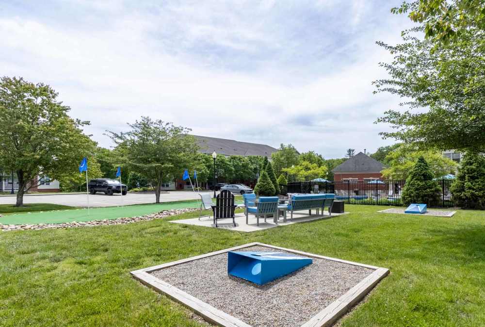 Putting green for residents to use located at Marquis Place in Murrysville, Pennsylvania