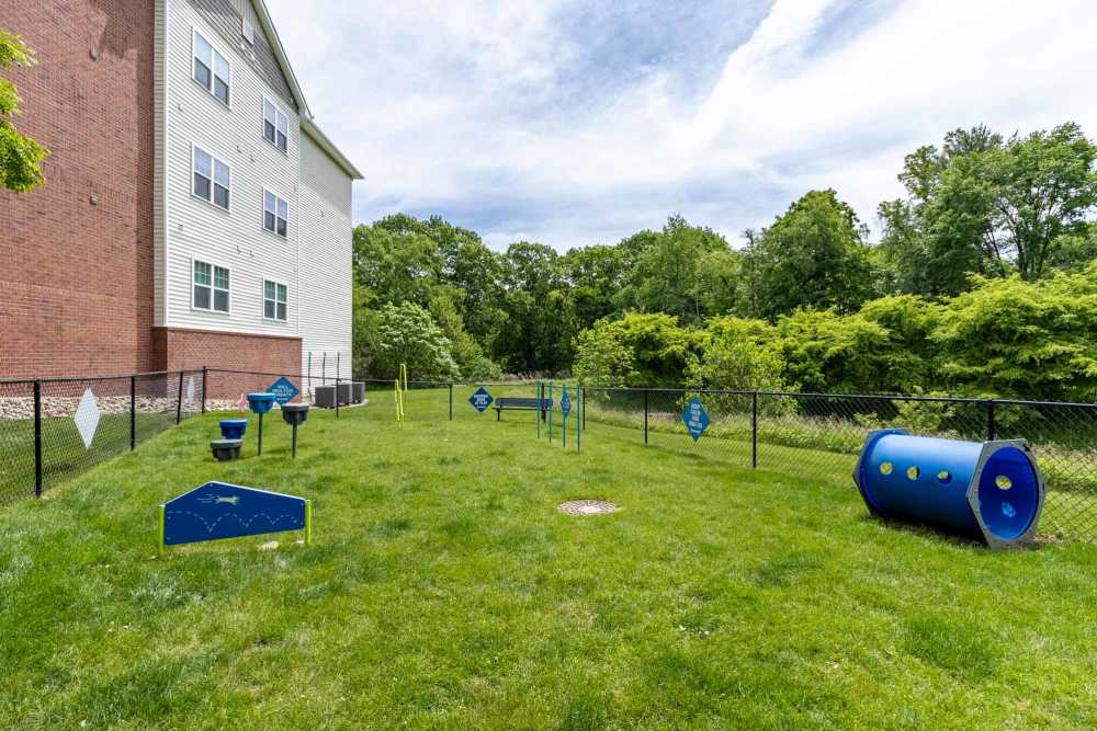 Dog park located at Marquis Place in Murrysville, Pennsylvania