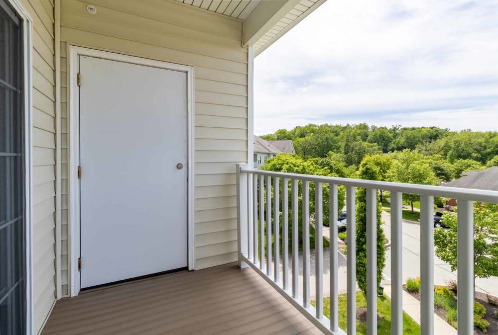 Balcony at Marquis Place in Murrysville, Pennsylvania