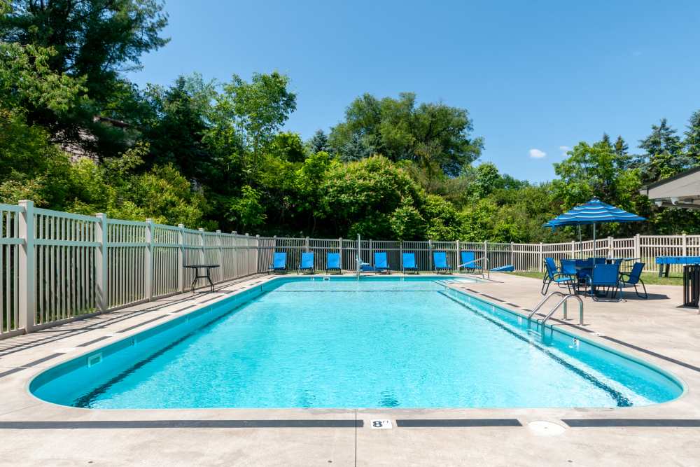 Swimming pool at Nineteen North Apartments in Pittsburgh, Pennsylvania at Nineteen North Apartments in Pittsburgh, Pennsylvania