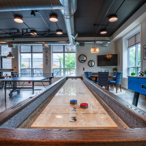 Game Room at Park West 205 Apartment Homes in Pittsburgh, Pennsylvania