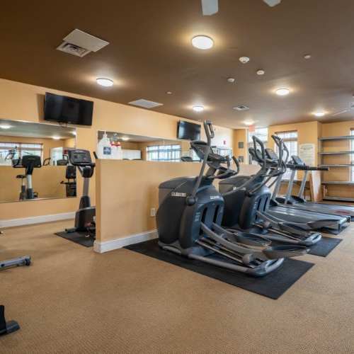 State-of-the-art fitness center at Reserve at Southpointe in Canonsburg, Pennsylvania