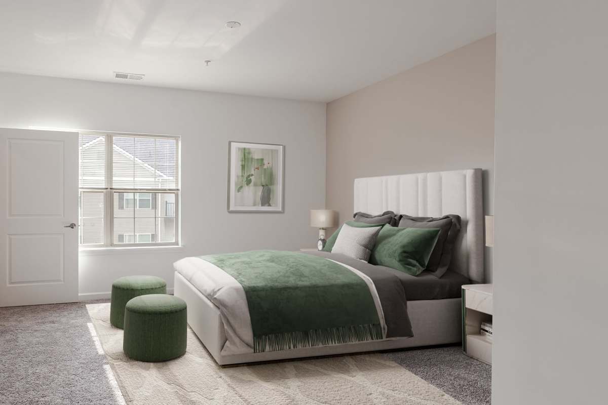 Bedroom at The Kane in Aliquippa, Pennsylvania