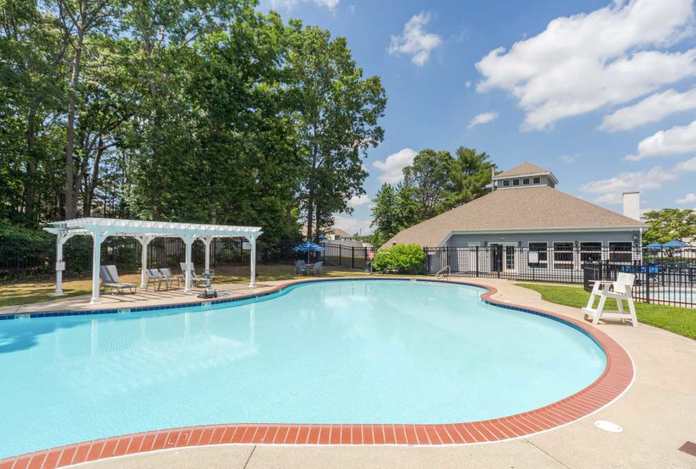 Swimming pool at The Landings Apartment Homes in Absecon, New Jersey