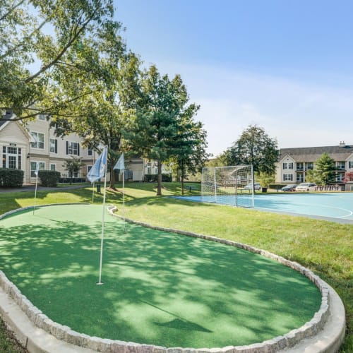 Putting Green at Village at Potomac Falls Apartment Homes in Sterling, Virginia