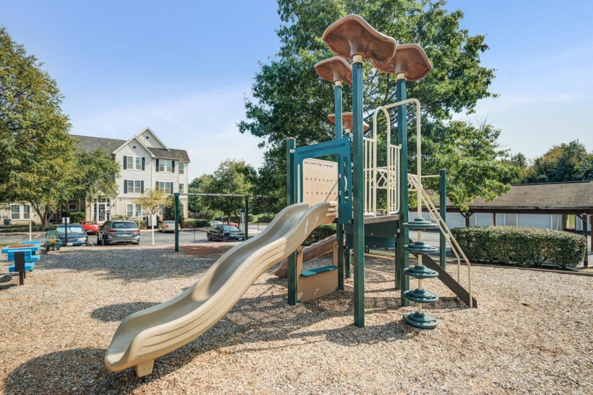 Accessible playground at Village at Potomac Falls Apartment Homes in Sterling, Virginia