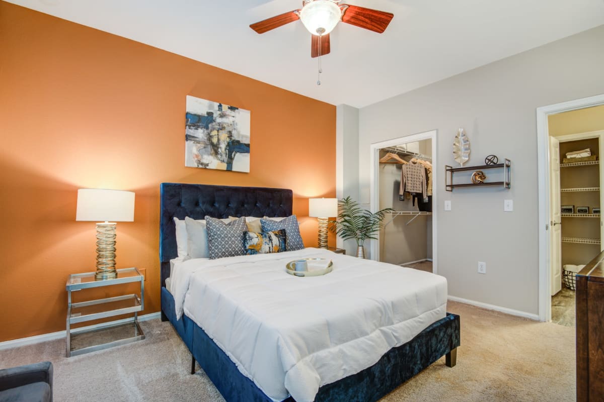 Beautiful Bedroom at Village at Potomac Falls Apartment Homes in Sterling, Virginia