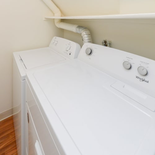 Washer and dryer at The Village of Laurel Ridge & The Encore Apartments & Townhomes in Harrisburg, Pennsylvania