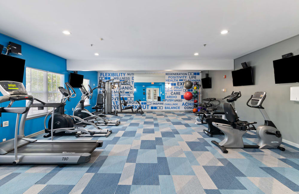 Fitness Center at Woodview at Marlton Apartment Homes in Marlton, New Jersey