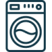 In-home washer & dryer icon at Woodcrest Apartment Homes in Dover, Delaware