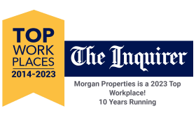 Morgan Properties wins The Inquirer Top Work Places Award for 9 years running