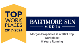 Morgan Properties wins the Baltimore Sun Top Work Places Award for 8 years running